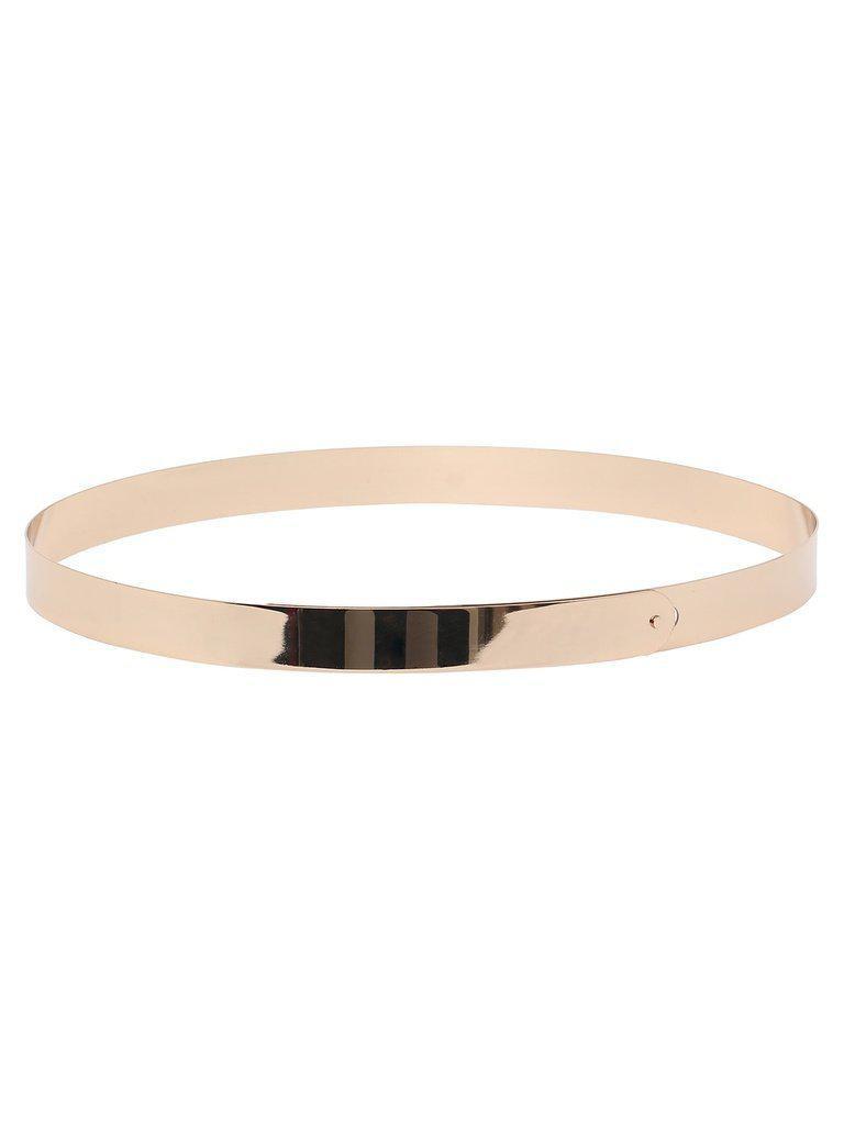 Full Metal Waist Belt - Gold-accessories-Des Mess