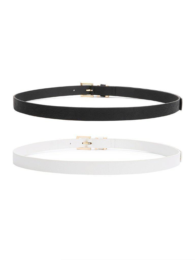Metal Buckle Belt 2pcs-accessories-Des Mess