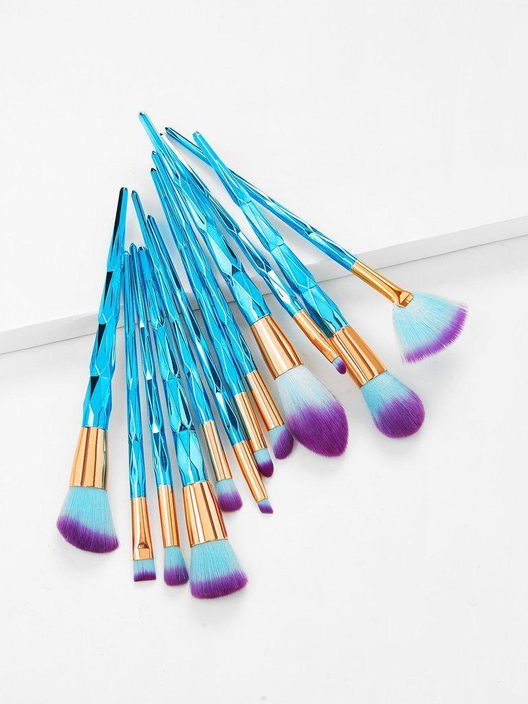 Diamond Handle Makeup Brush Set 12pcs--Des Mess