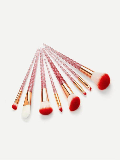 Glitter Handle Makeup Brush 8pcs-makeup-Des Mess