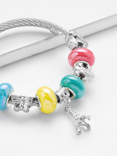 Eiffel Tower Charm Bangle--Des Mess