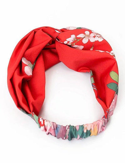 Floral Print Turban Headband-hair-Des Mess