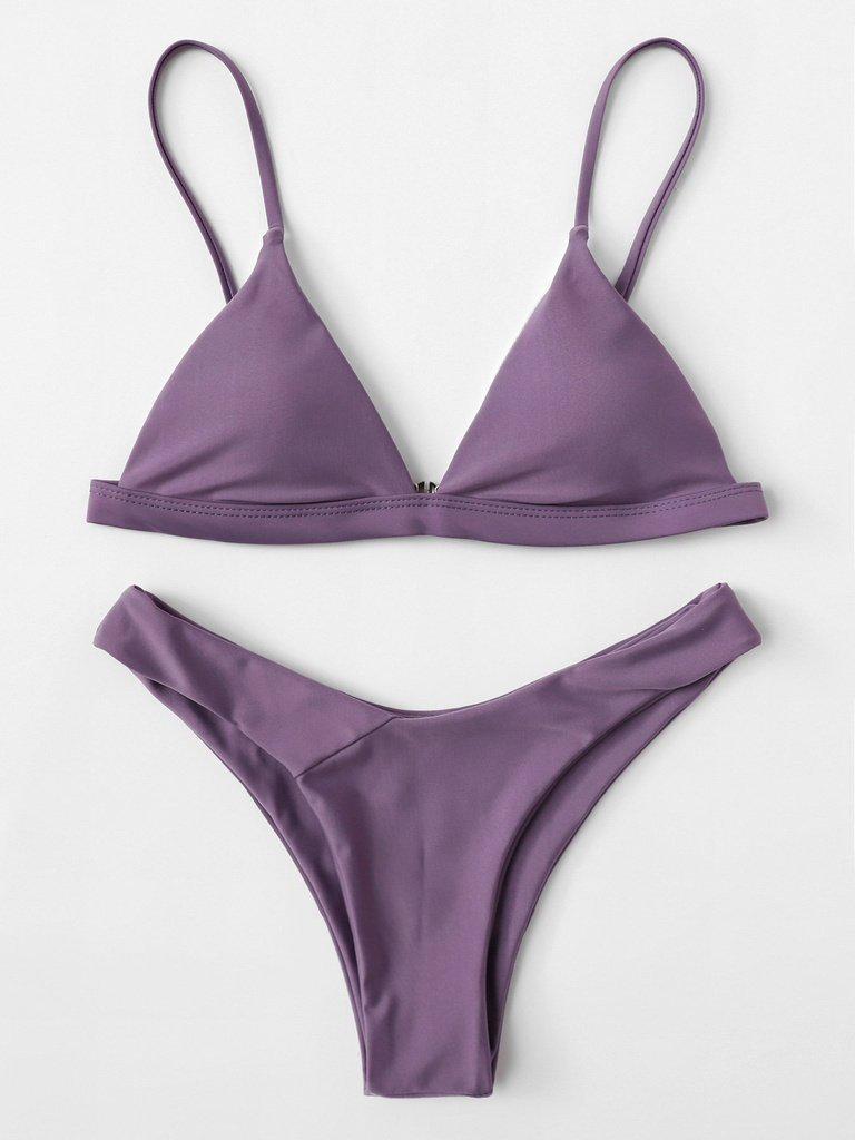 Adjustable Straps Bikini Set--Des Mess
