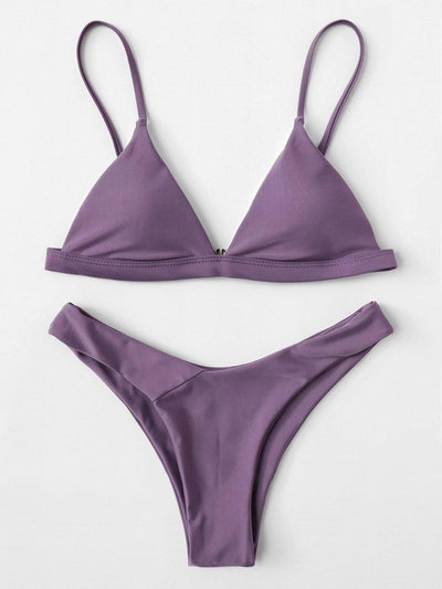 Adjustable Straps Bikini Set--Des Mess