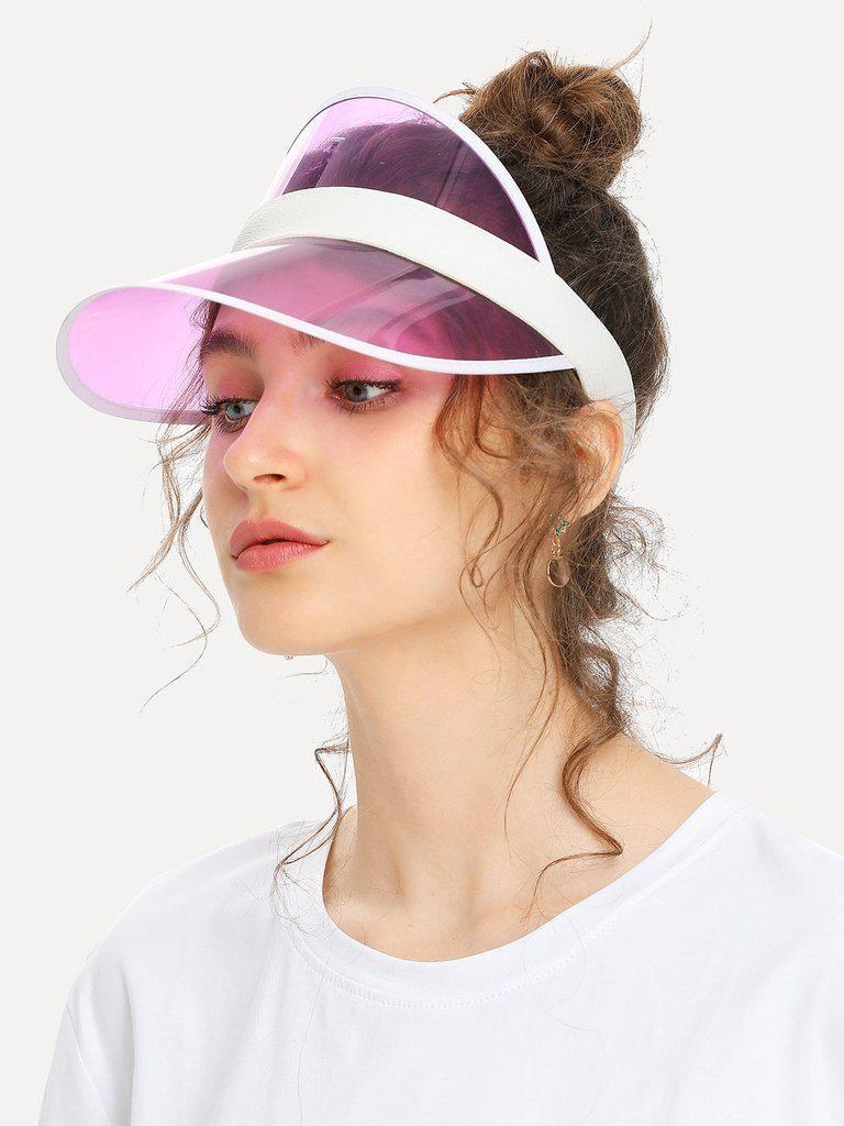 Clear Brim Visor Hat-accessories-Des Mess