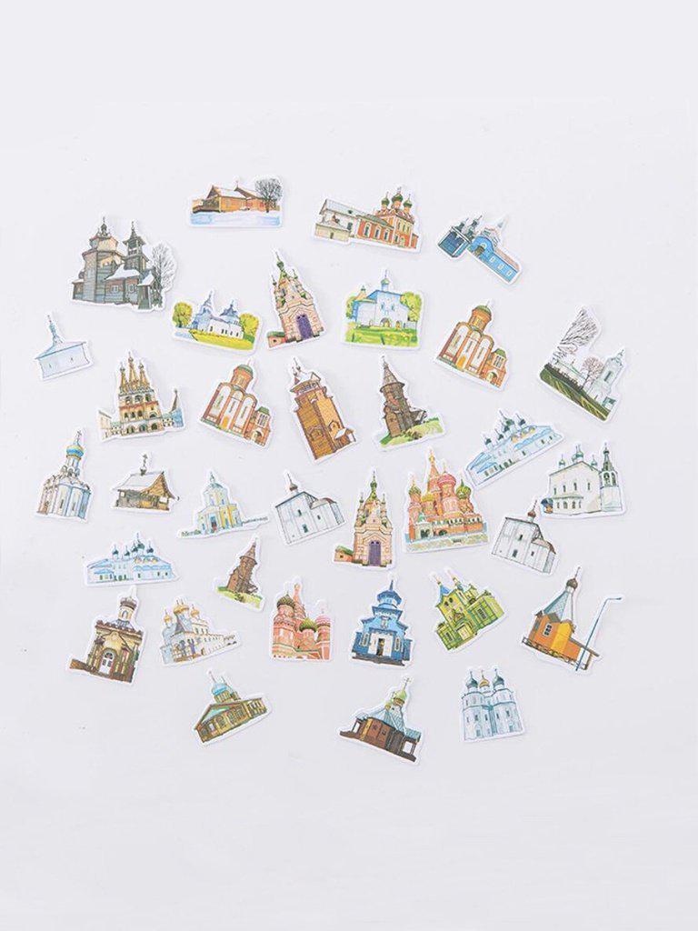 Mini Castle Sticker Set 34pcs-others-Des Mess