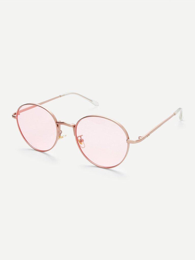 Tinted Flat Lens Sunglasses-accessories-Des Mess