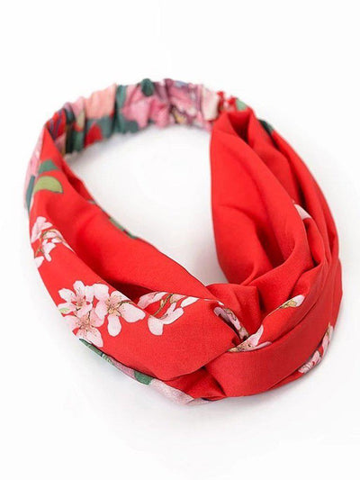 Floral Print Turban Headband-hair-Des Mess