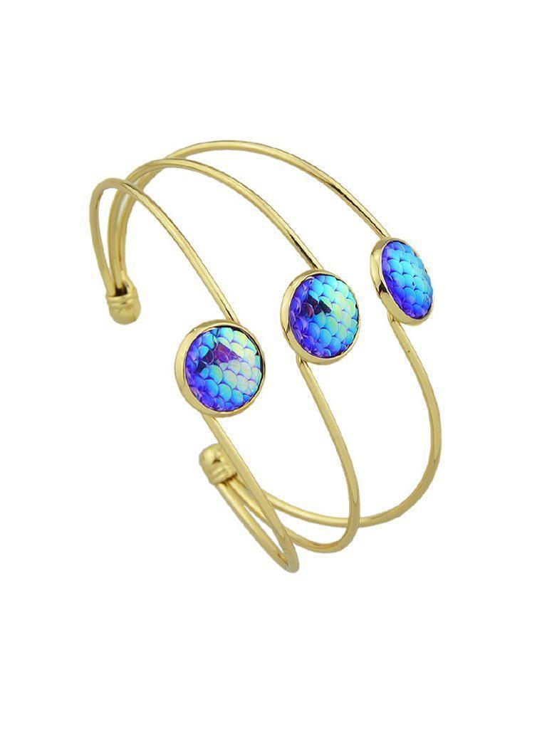 Purple Mermaid Multilayer Love Bracelet--Des Mess