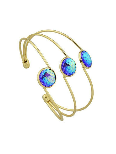 Purple Mermaid Multilayer Love Bracelet--Des Mess