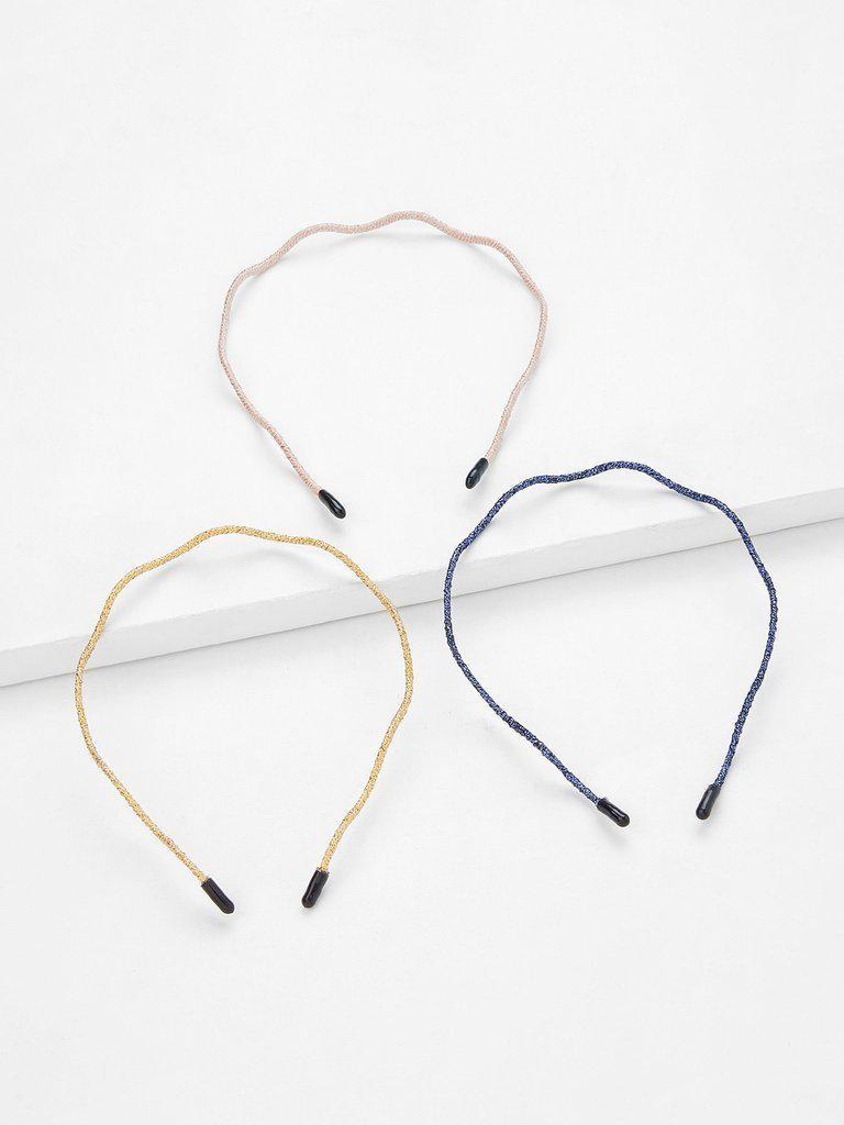 Wave Shape Headband 3pcs-hair-Des Mess
