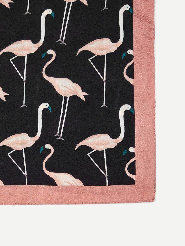 Flamingo Print Bandana-accessories-Des Mess