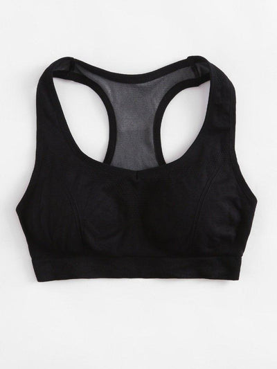 Racer Back Sports Bra-sportswear-Des Mess