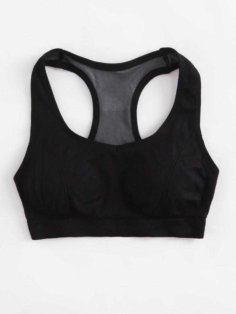 Racer Back Sports Bra-sportswear-Des Mess
