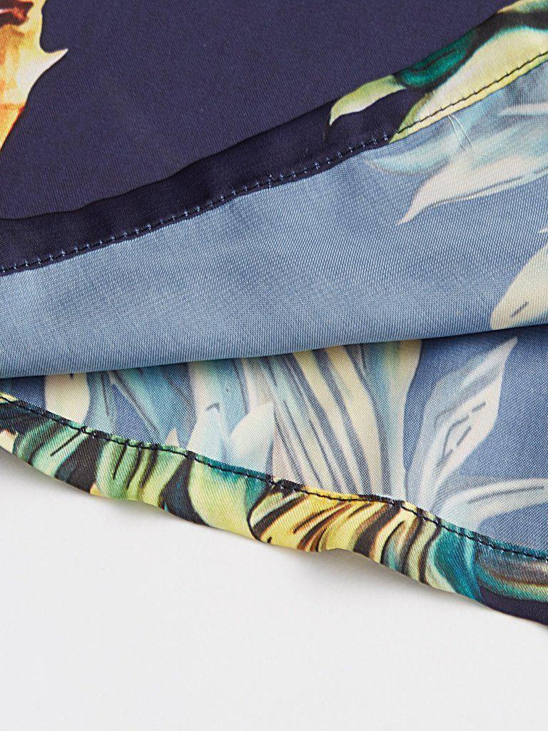 Pineapple Print Tipping Shirt & Shorts Pajama Set-loungewear-Des Mess