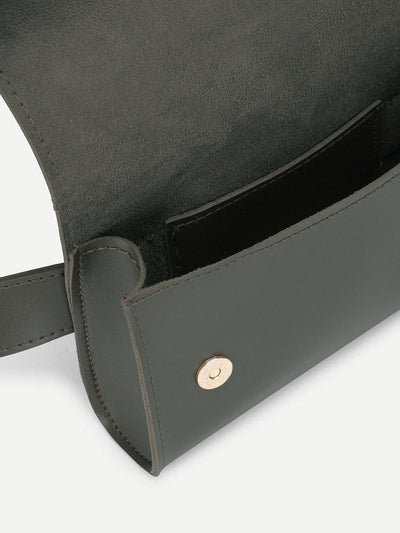 PU Bum Bag With Adjustable Strap-accessories-Des Mess