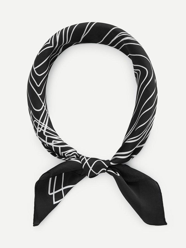 Abstract Line Print Bandana