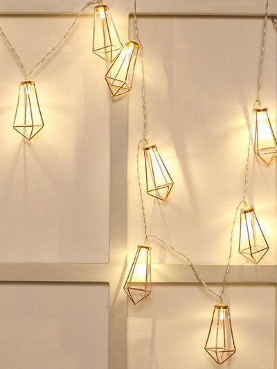 Geometric Lampshade 10pcs String Light-others-Des Mess