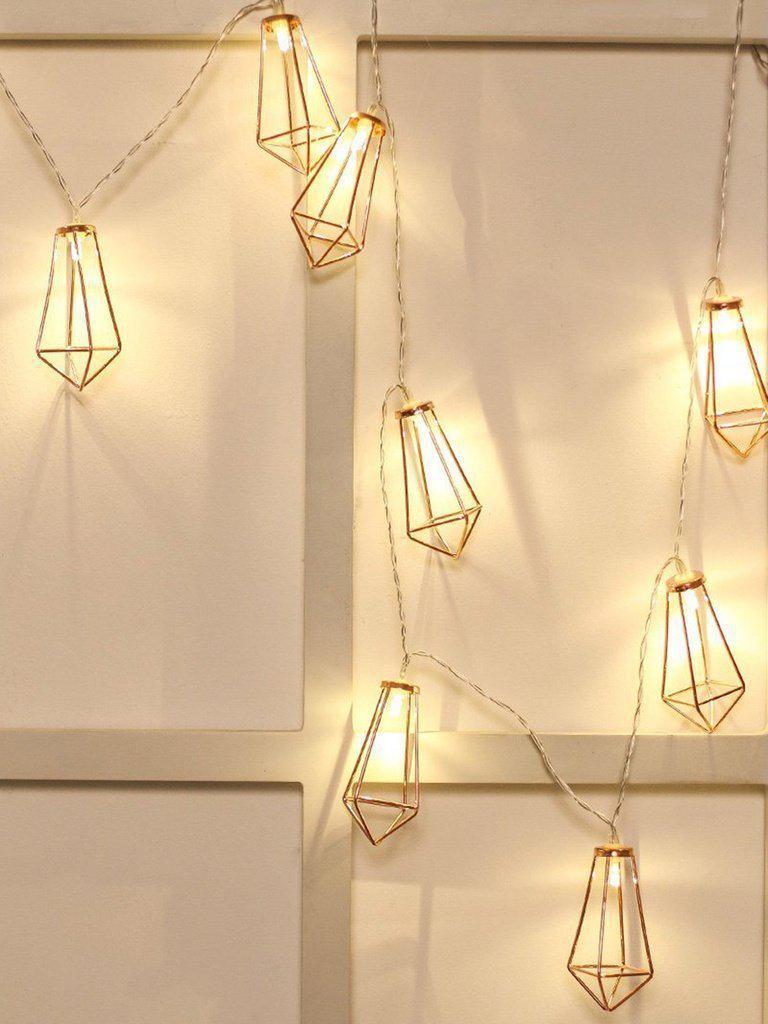 Geometric Lampshade 10pcs String Light-others-Des Mess