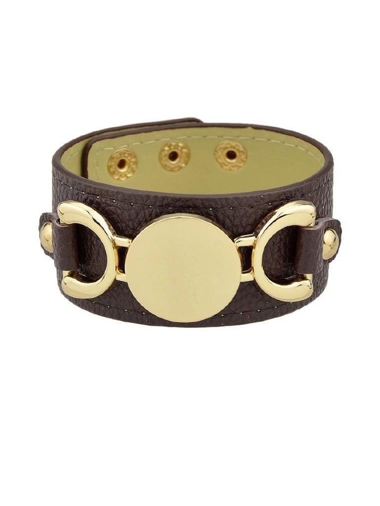 Coffee Original Letter Wide Bangle--Des Mess