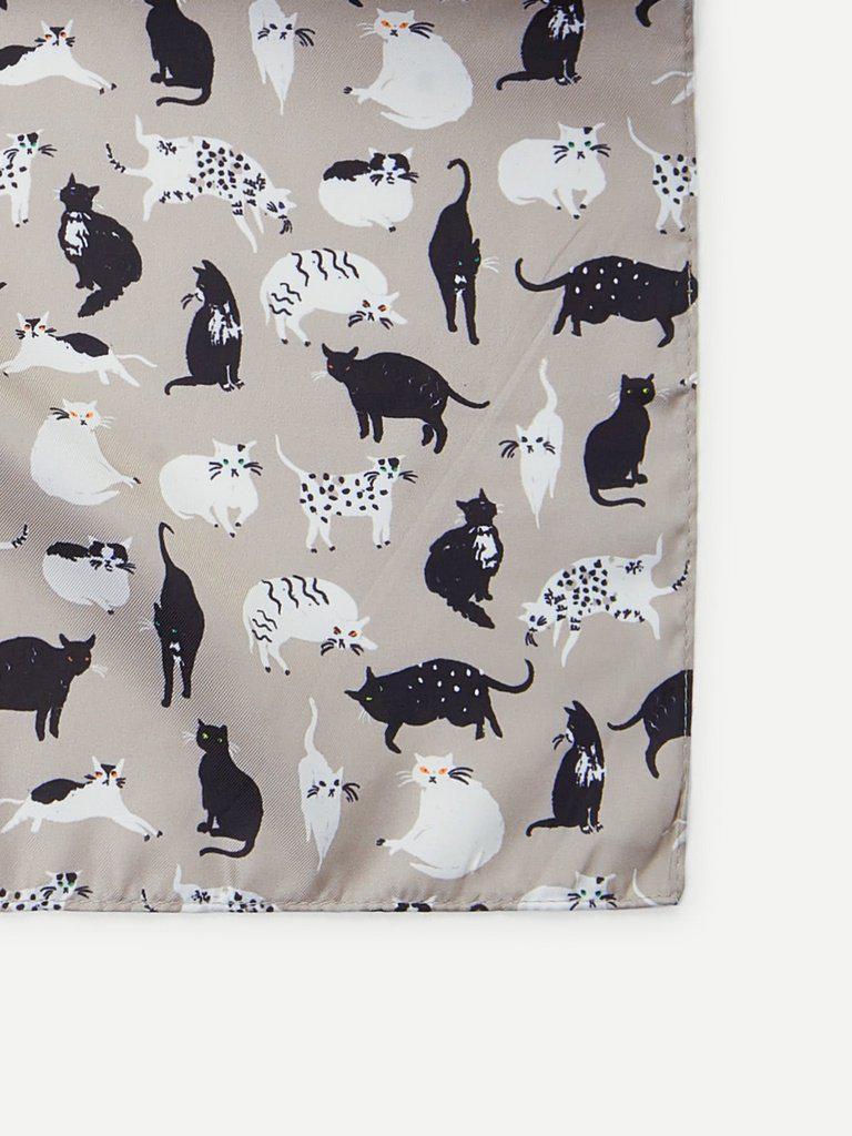 Cat Print Bandana Scarf-accessories-Des Mess