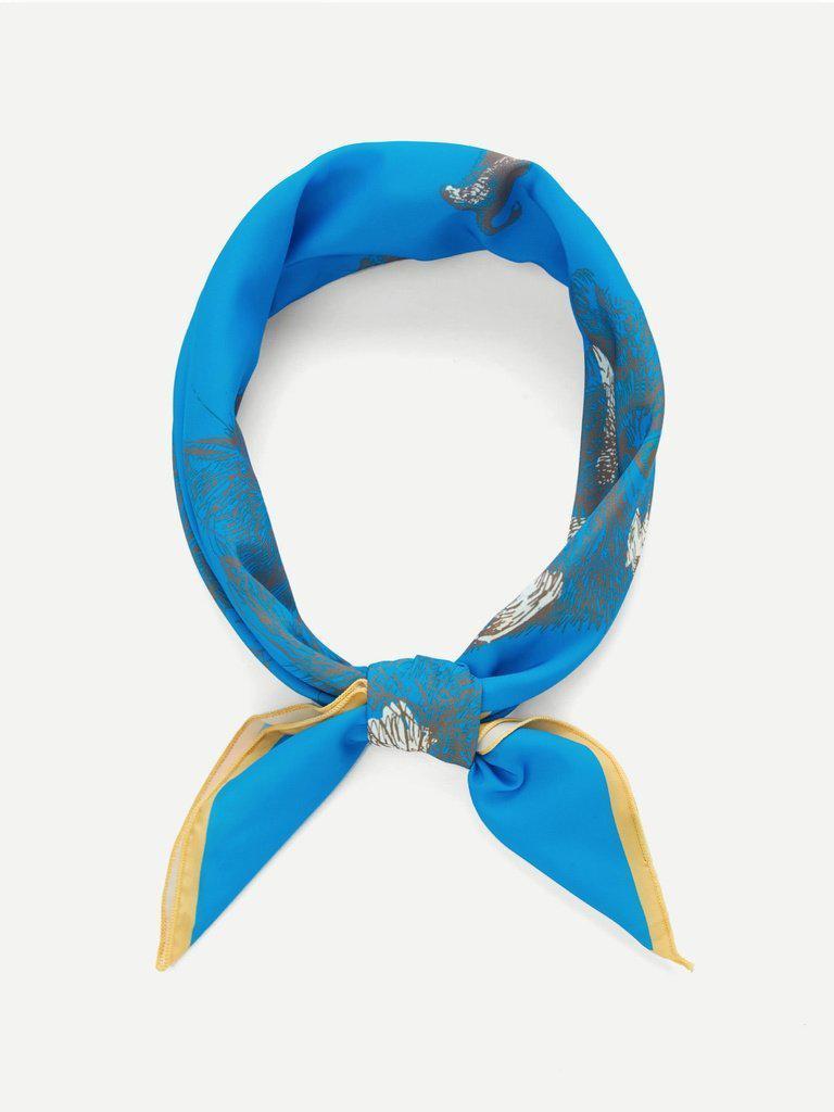 Cat Print Bandana Scarf-accessories-Des Mess