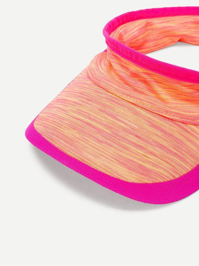 Contrast Trim Visor Hat--Des Mess