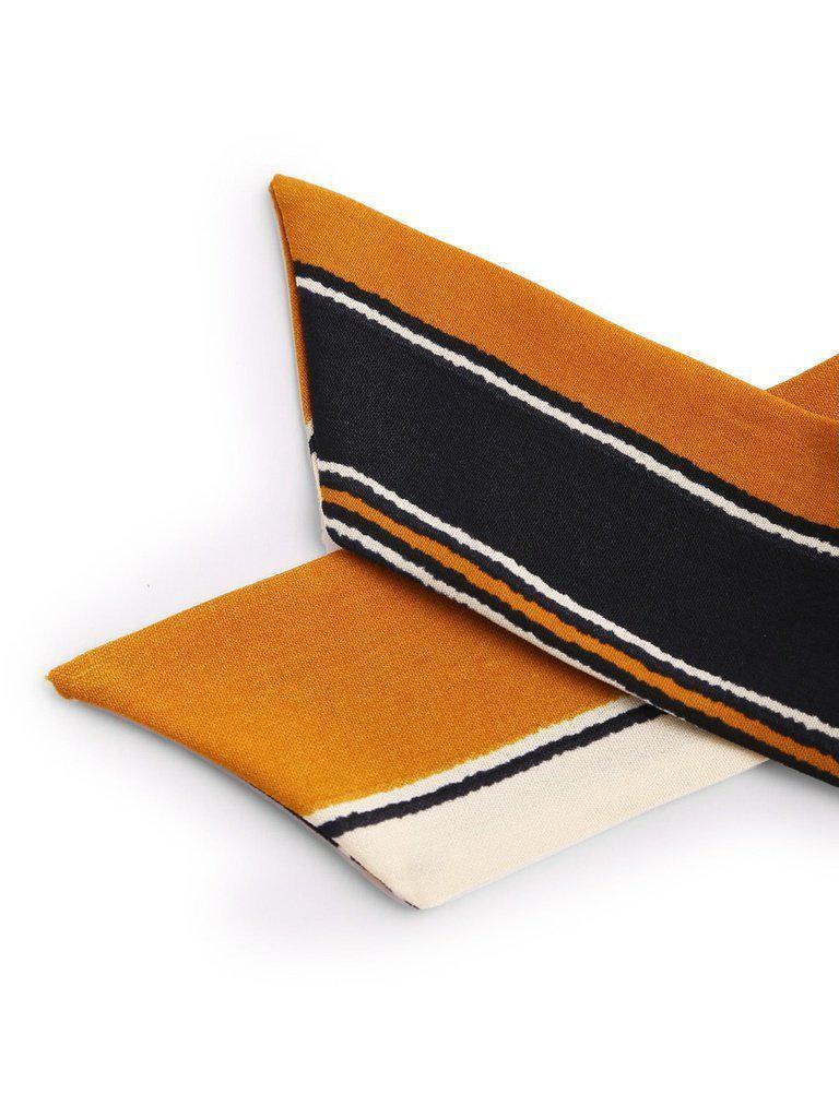Block Striped Twilly Scarf-accessories-Des Mess