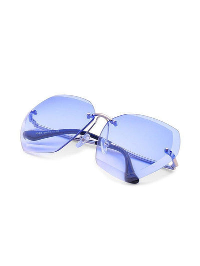 Rimless Oversized Sunglasses-accessories-Des Mess