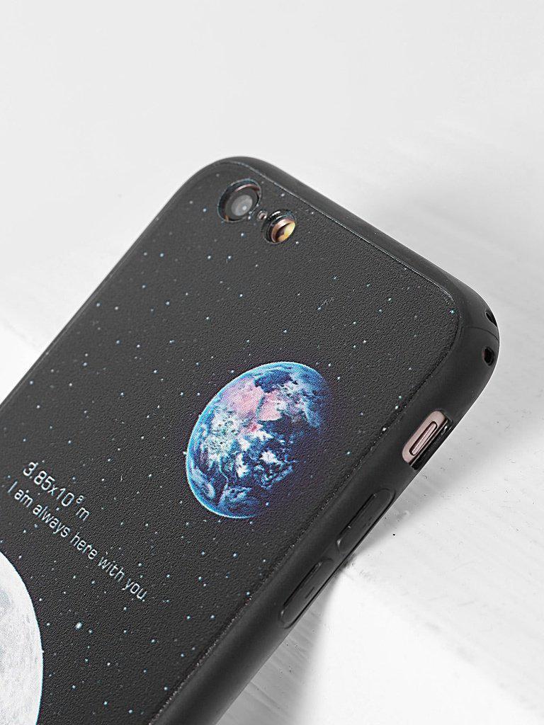 Black Moon Pattern iPhone Case-others-Des Mess