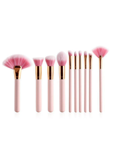 Soft Makeup Brush Set 10pcs-makeup-Des Mess