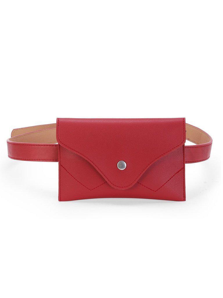 Buckle Belt With Removable Fanny Pack-accessories-Des Mess