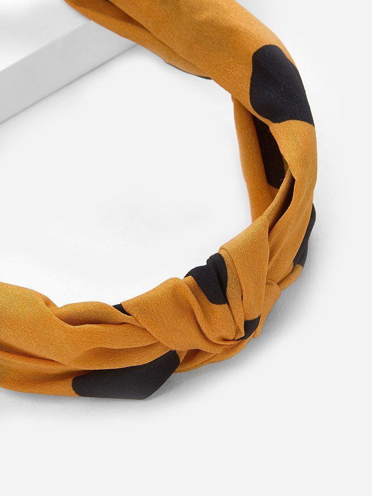 Polka Dot Knot Headband-hair-Des Mess