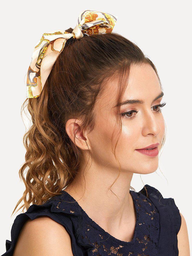 Scarf Knot Hair Tie-hair-Des Mess