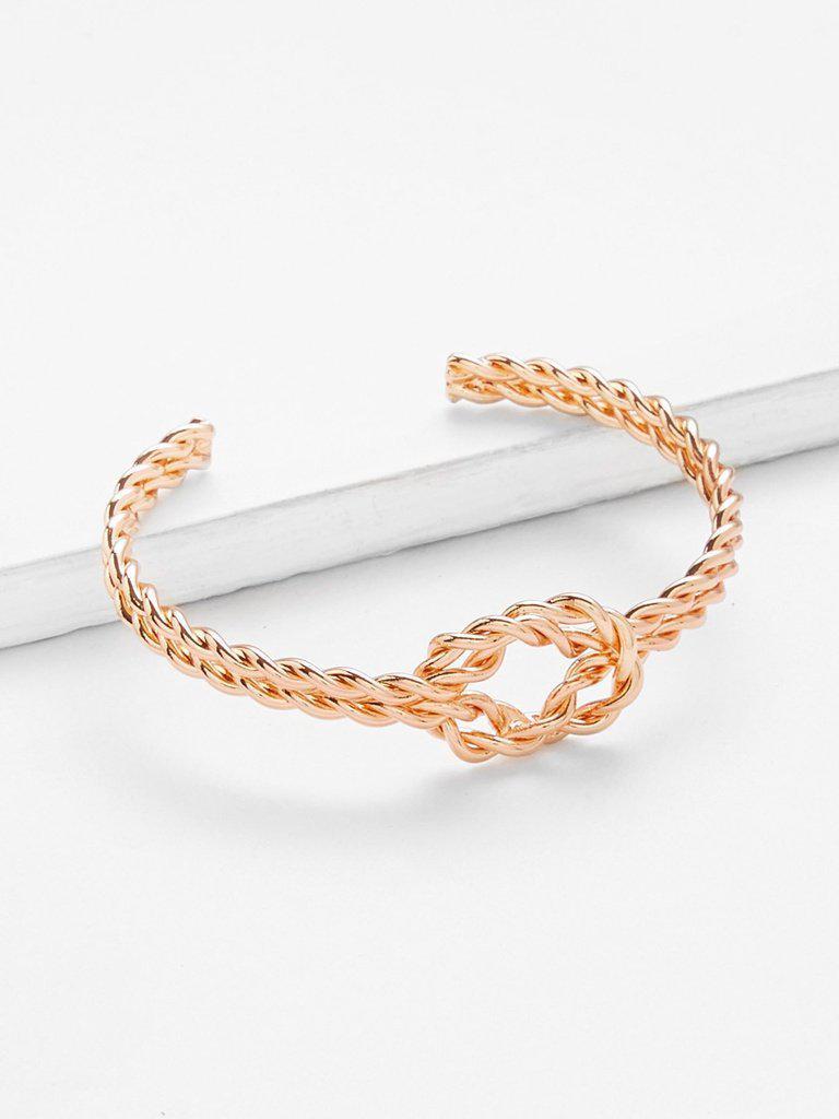 Double Layered Twist Cuff Bangle--Des Mess