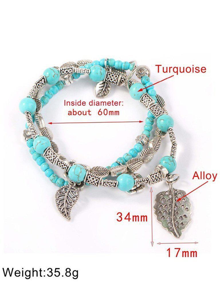Layered Beaded Bracelet--Des Mess