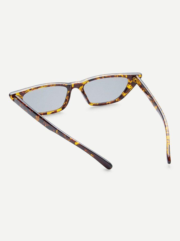 Cat Eye Mirror Lens Sunglasses-accessories-Des Mess