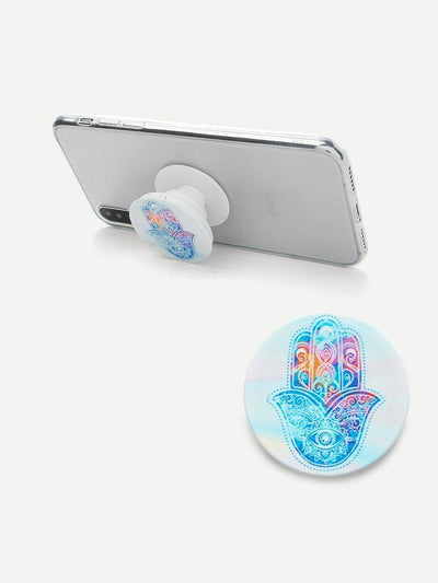Symmetrical Palm Round Gasbag Phone Holder-others-Des Mess