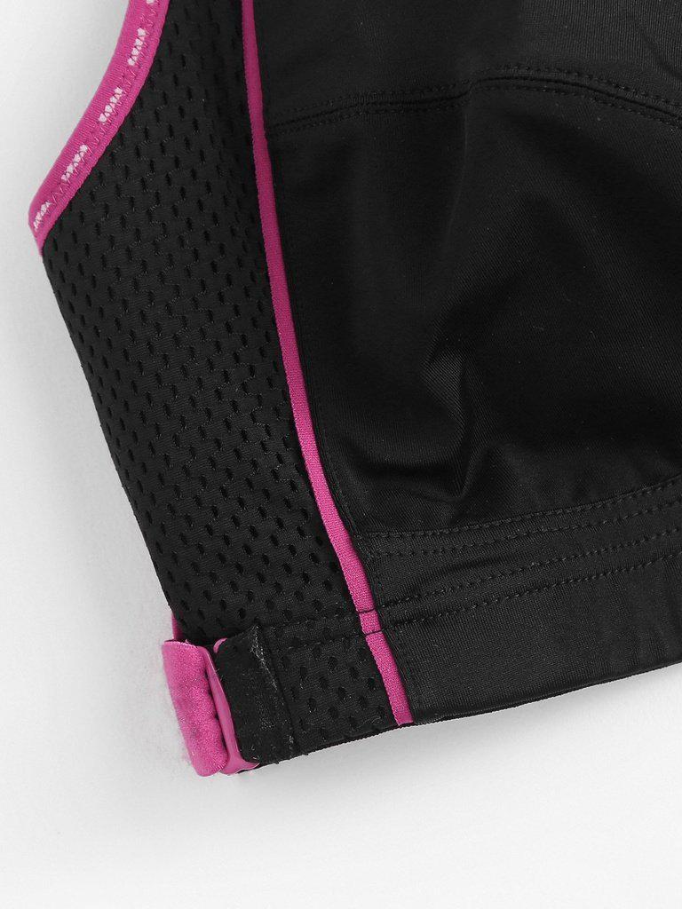 Contrast Piping Sports Bra-sportswear-Des Mess