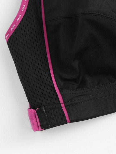 Contrast Piping Sports Bra-sportswear-Des Mess
