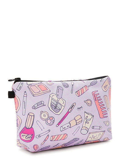 Cosmetic Tool Print Makeup Bag-makeup-Des Mess