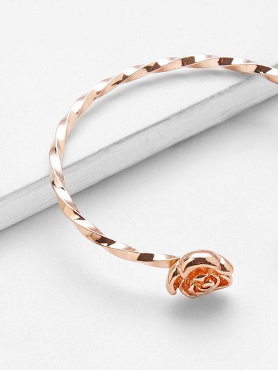 Twisted Rope Cuff Bangle--Des Mess