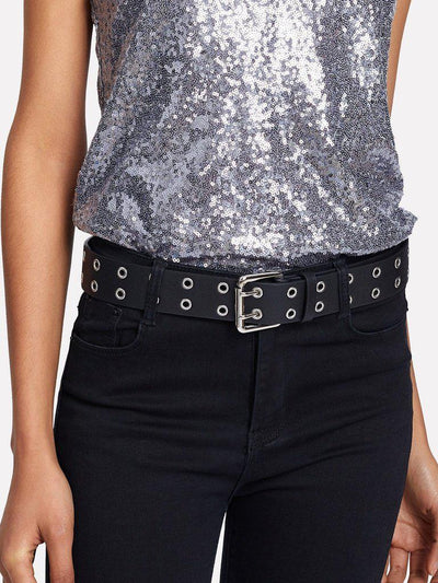 Metal Eyelet Belt-accessories-Des Mess