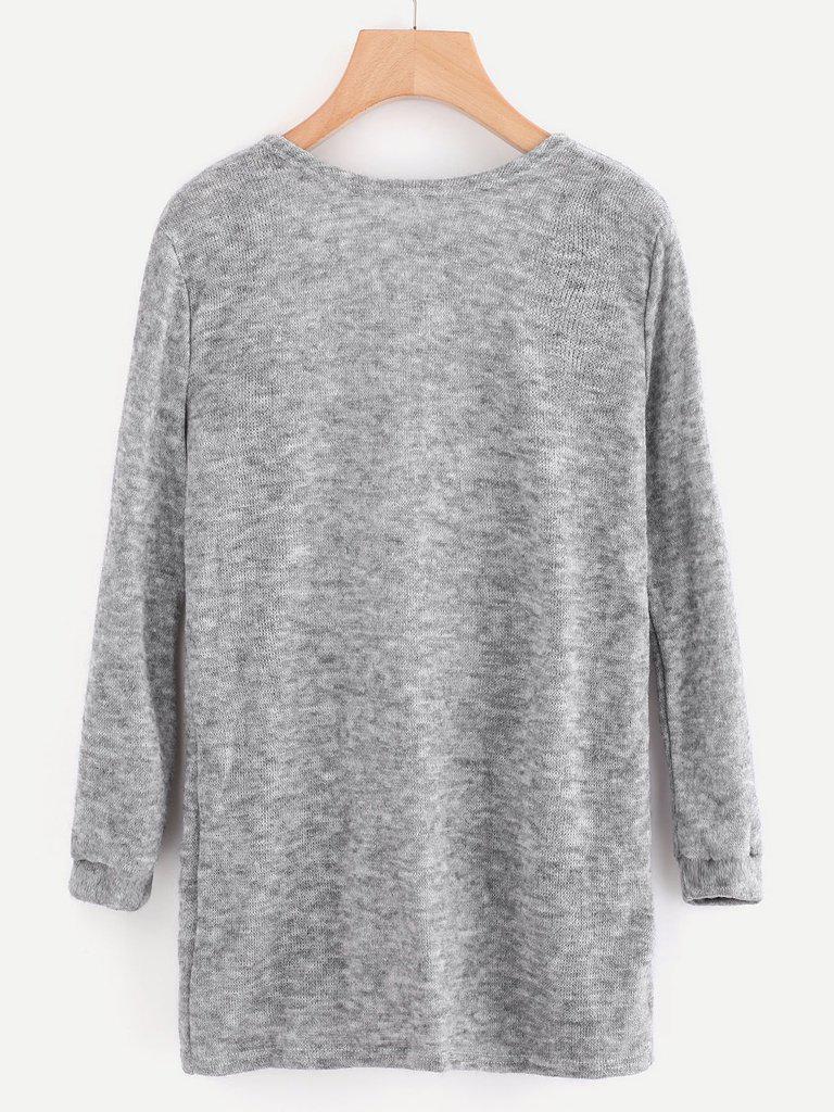 Open Front Cardigan With Pockets-outerwear-Des Mess