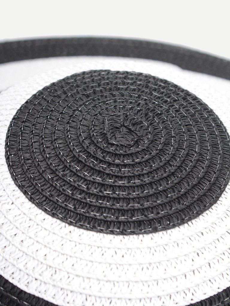 Striped Design Floppy Hat-accessories-Des Mess