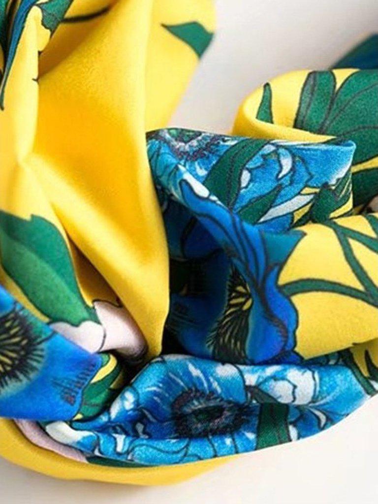 Jungle Print Twist Headband-hair-Des Mess
