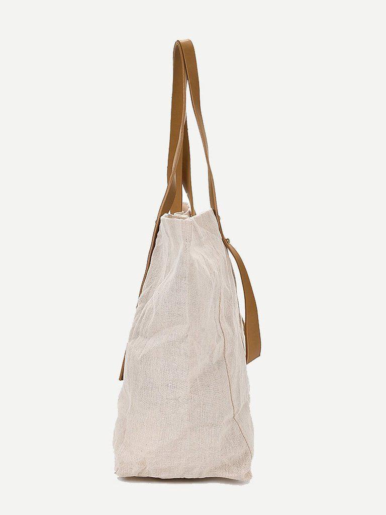 Pineapple Print Tote Bag-accessories-Des Mess