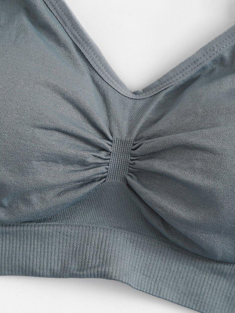 Ruched Detail Sports Bra-sportswear-Des Mess
