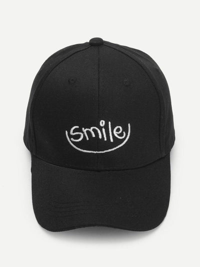 Embroidered Letter Baseball Cap-accessories-Des Mess