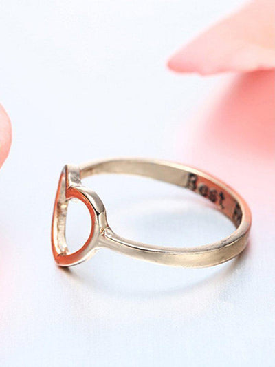 Open Heart Design Ring-jewelry-Des Mess